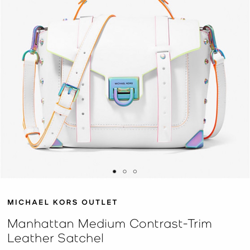 Michael Kors White Satchel bag